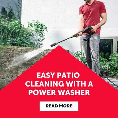 Easy Patio Cleaning with a Power Washer